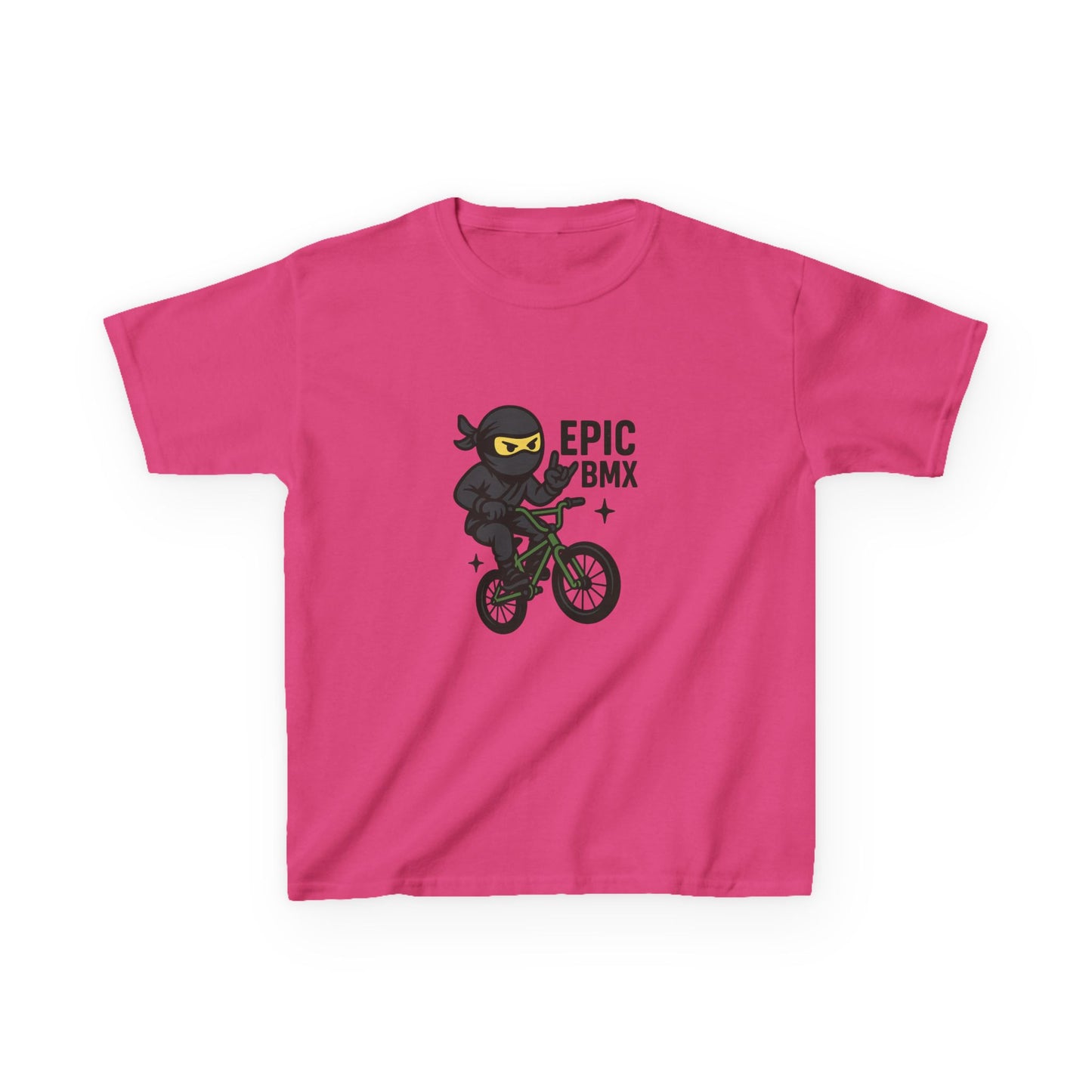Epic BMX Ninja Kids Tee, Fun T-Shirt for Little Riders, Kids Bicycle Shirt, Cool Kids Apparel, Birthday Gift for Boys