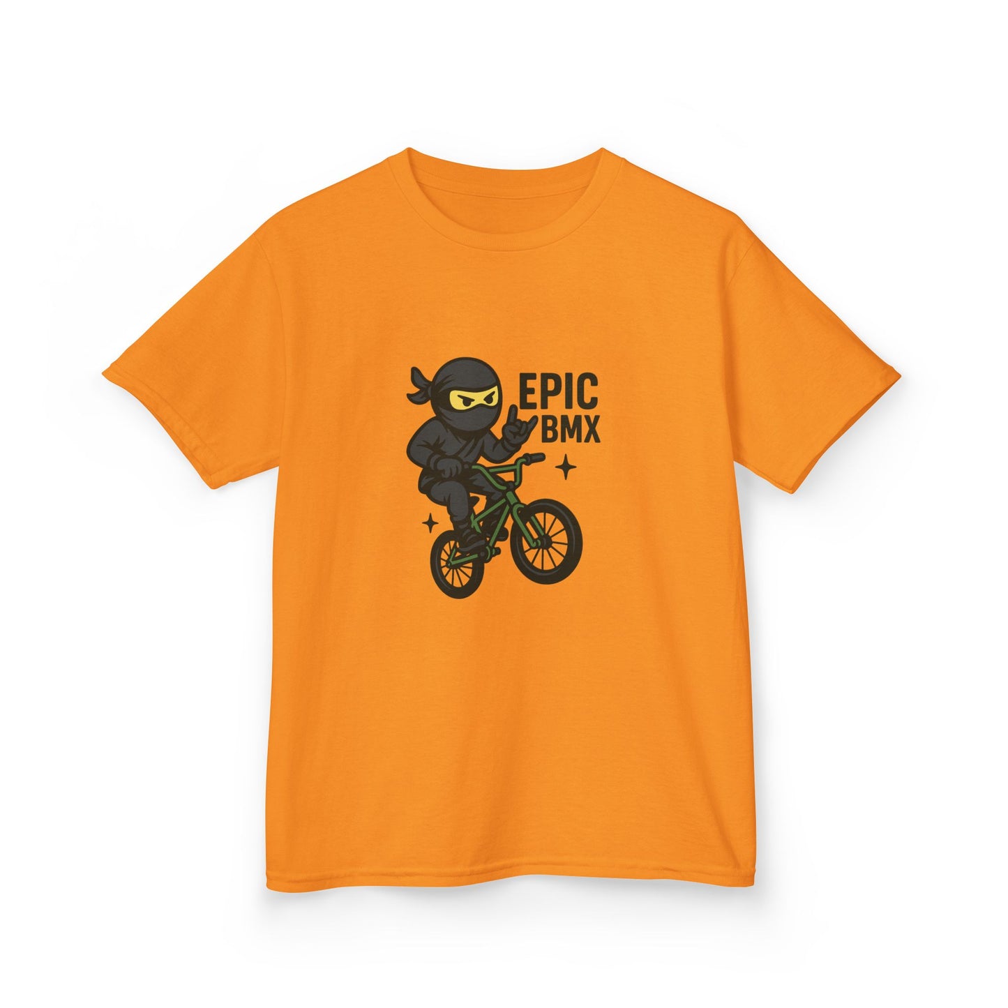 Epic BMX Ninja Kids Tee, Fun T-Shirt for Little Riders, Kids Bicycle Shirt, Cool Kids Apparel, Birthday Gift for Boys