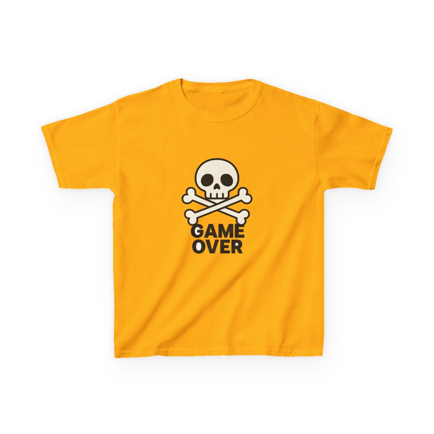 Kids Skull Gamer Tee, Perfect for Video Game Lovers, Halloween Costume, Birthday Gift, Casual Wear, Unisex Kids T-Shirt