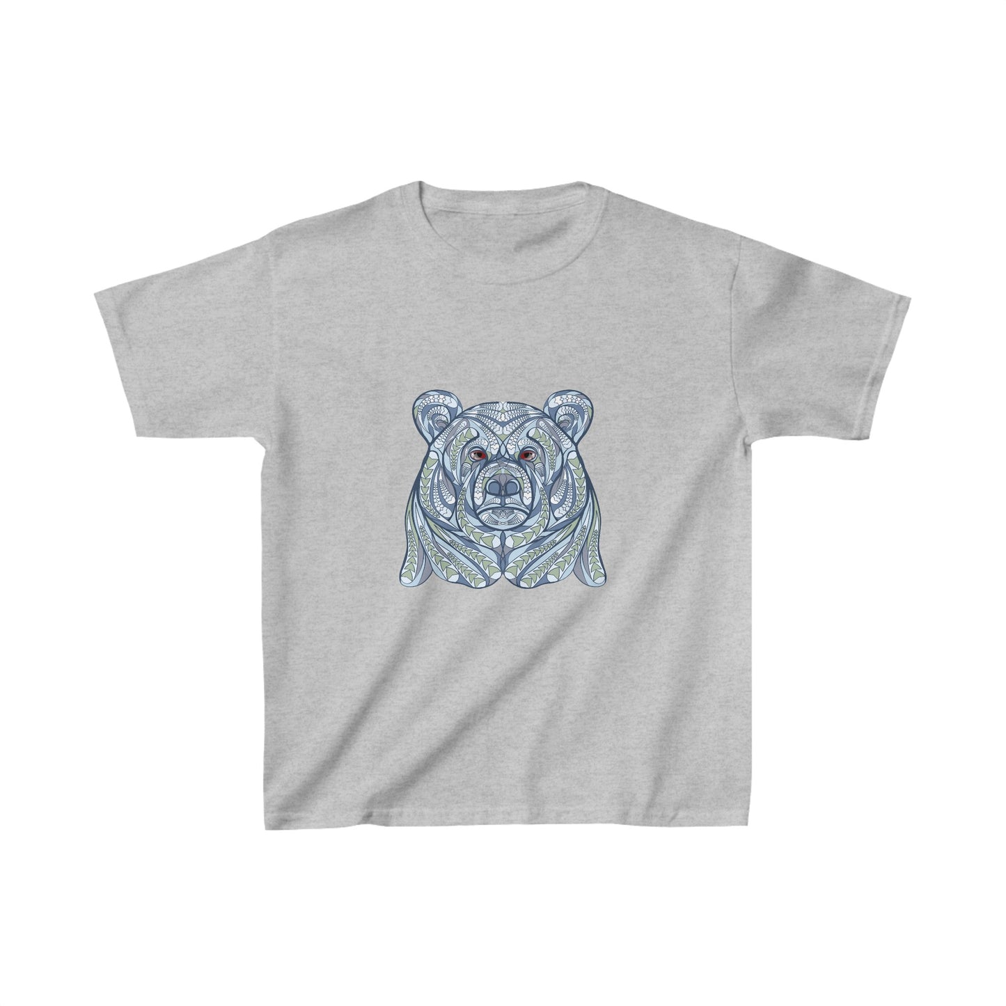 Bear Geometric Kids Heavy Cotton™ Tee