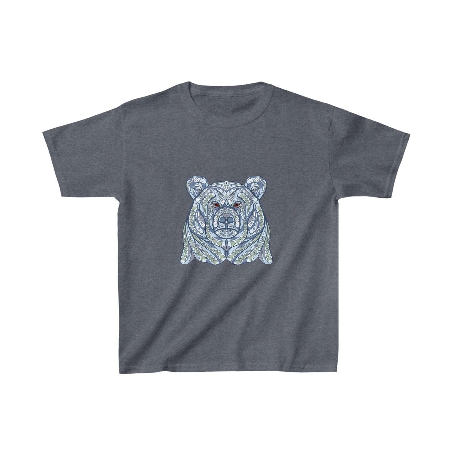 Bear Geometric Kids Heavy Cotton™ Tee