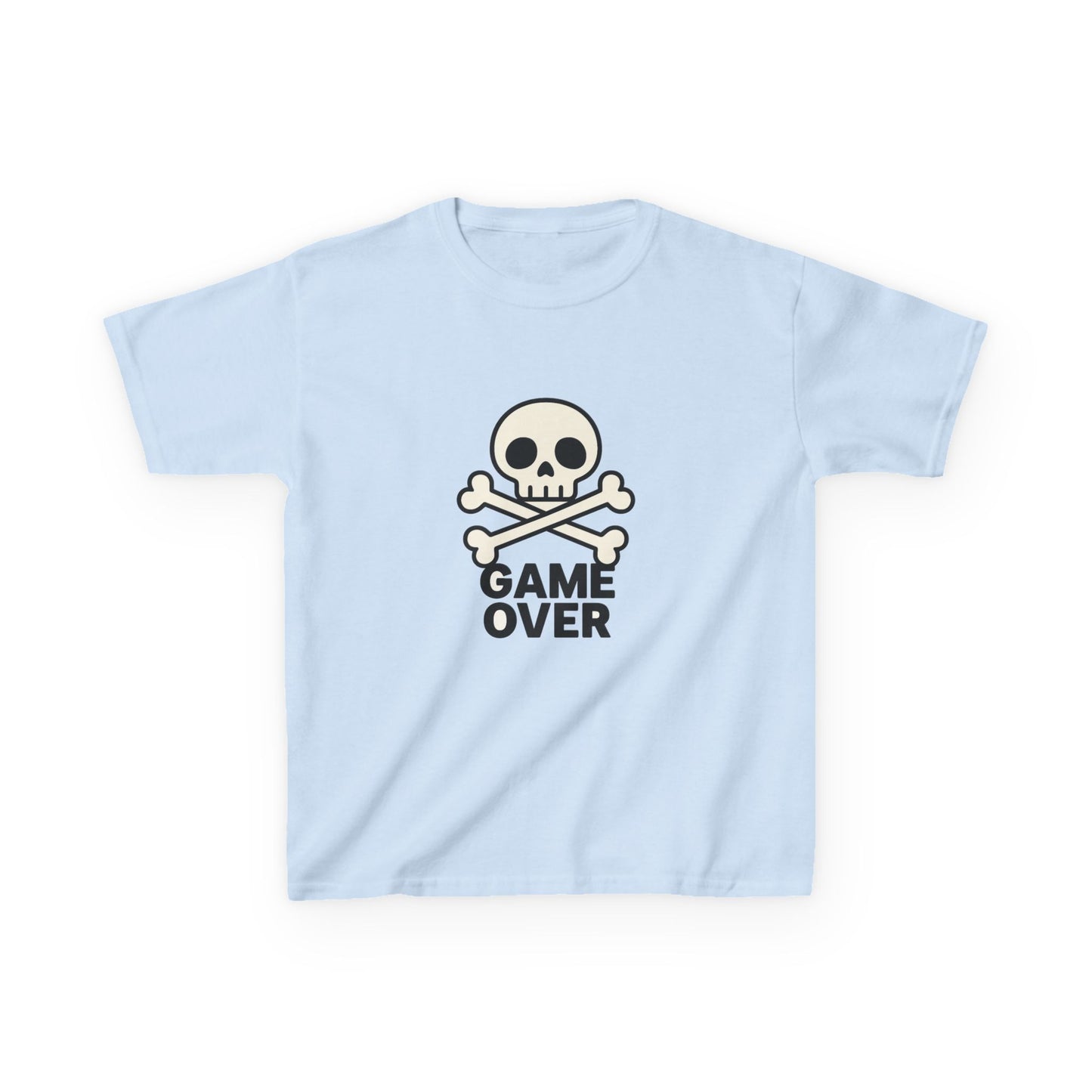 Kids Skull Gamer Tee, Perfect for Video Game Lovers, Halloween Costume, Birthday Gift, Casual Wear, Unisex Kids T-Shirt