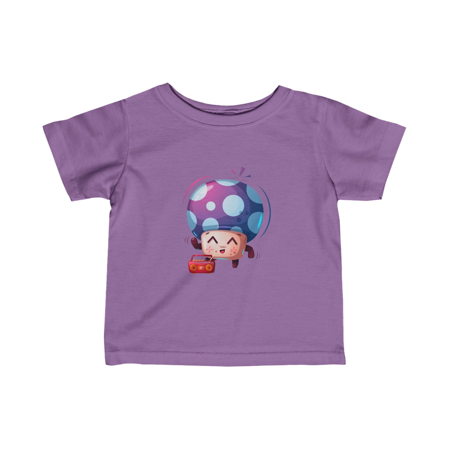 Mushroom with radio Infant Fine Jersey Tee