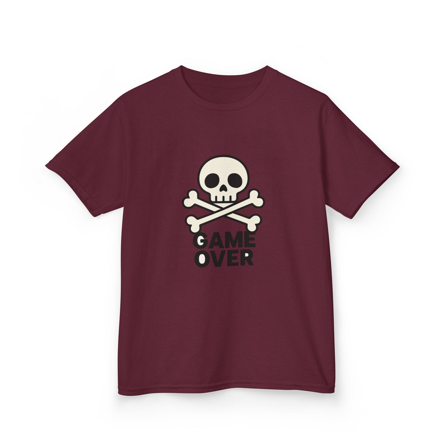 Kids Skull Gamer Tee, Perfect for Video Game Lovers, Halloween Costume, Birthday Gift, Casual Wear, Unisex Kids T-Shirt