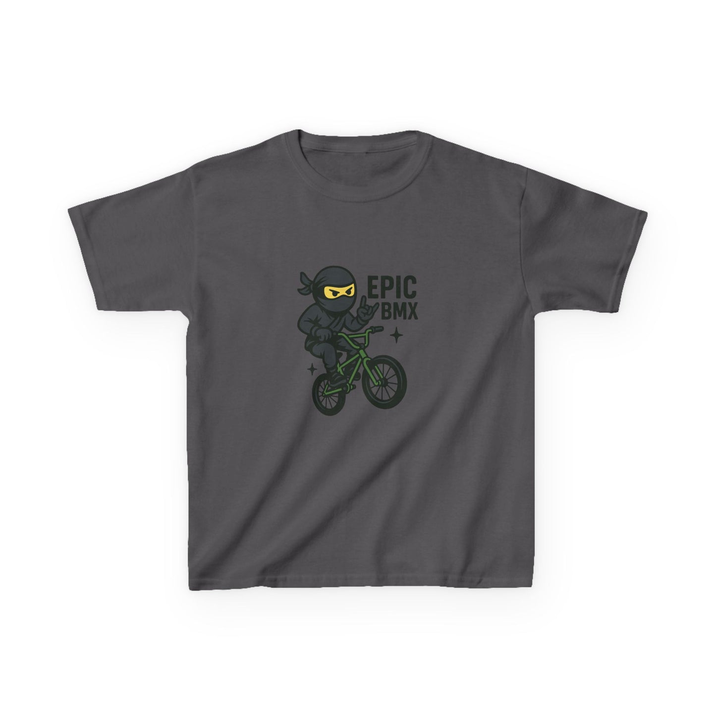 Epic BMX Ninja Kids Tee, Fun T-Shirt for Little Riders, Kids Bicycle Shirt, Cool Kids Apparel, Birthday Gift for Boys