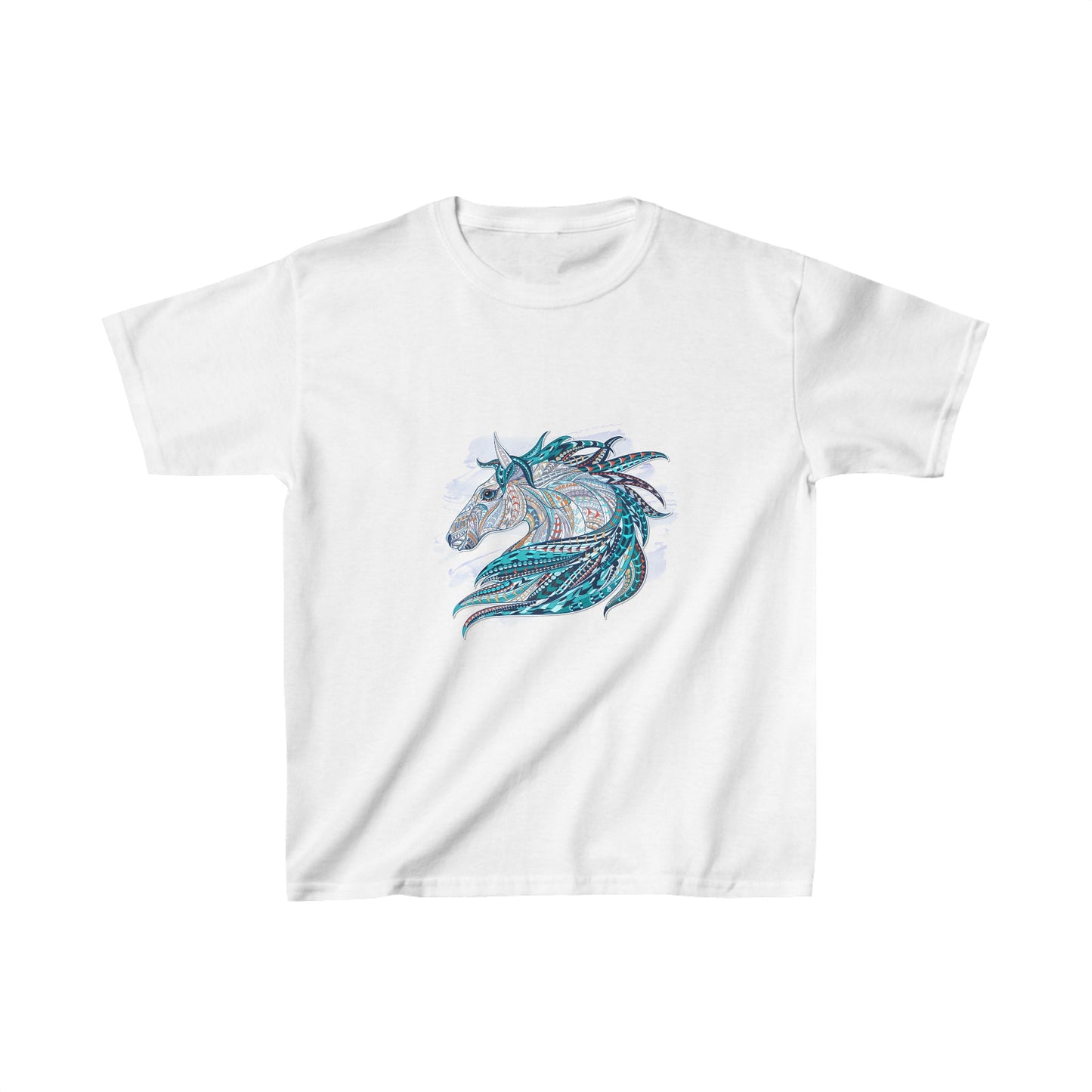 Horse Geometric Kids Heavy Cotton™ Tee