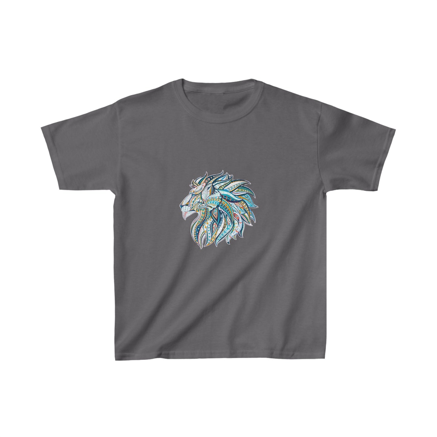 Lion Geometric Kids Heavy Cotton™ Tee