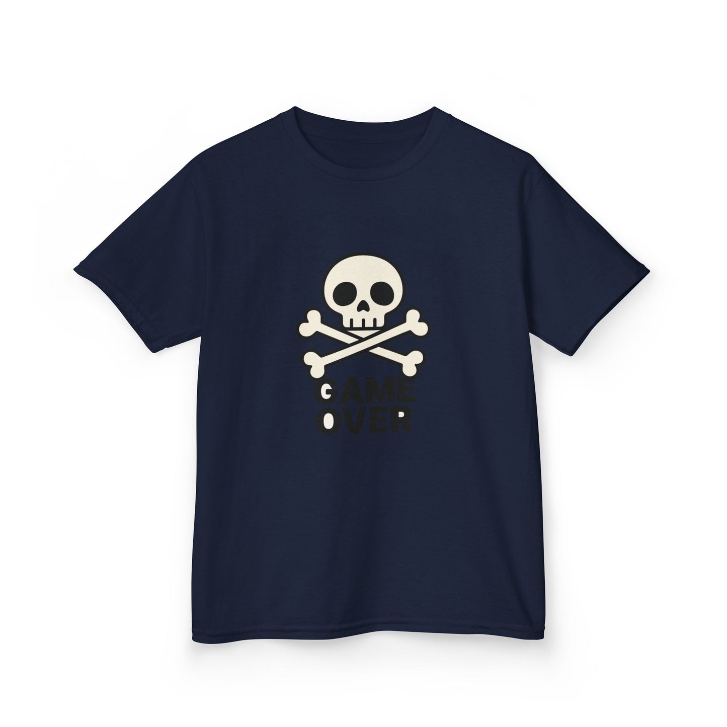 Kids Skull Gamer Tee, Perfect for Video Game Lovers, Halloween Costume, Birthday Gift, Casual Wear, Unisex Kids T-Shirt