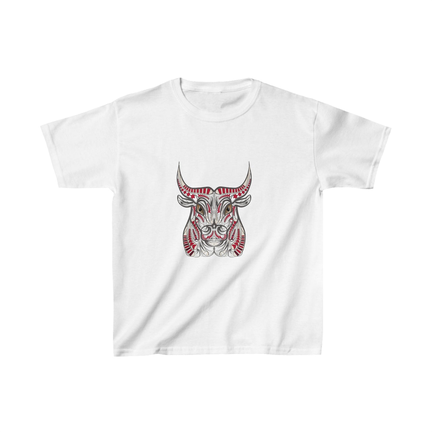 Bull Geometric Kids Heavy Cotton™ Tee