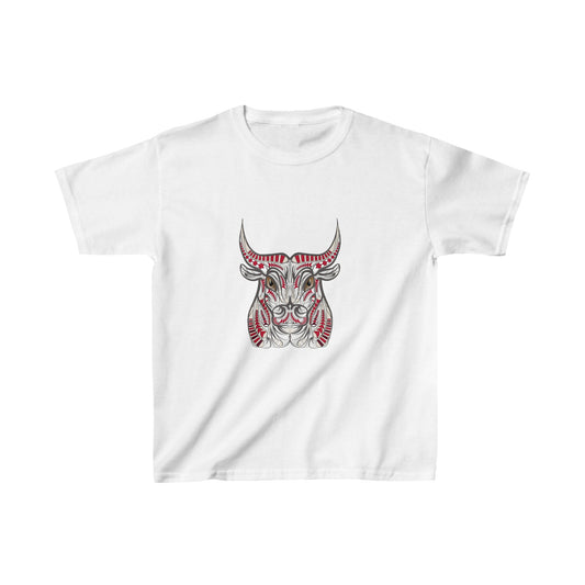 Bull Geometric Kids Heavy Cotton™ Tee
