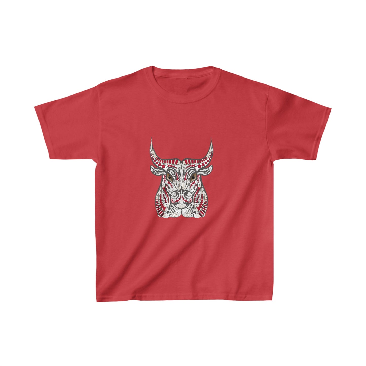 Bull Geometric Kids Heavy Cotton™ Tee