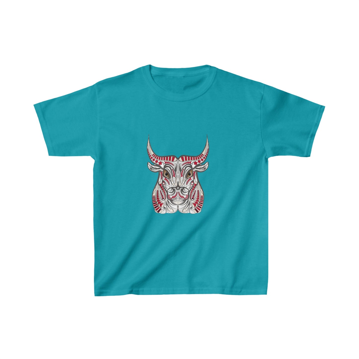Bull Geometric Kids Heavy Cotton™ Tee