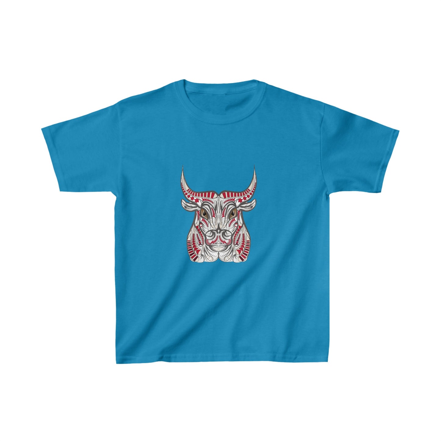 Bull Geometric Kids Heavy Cotton™ Tee