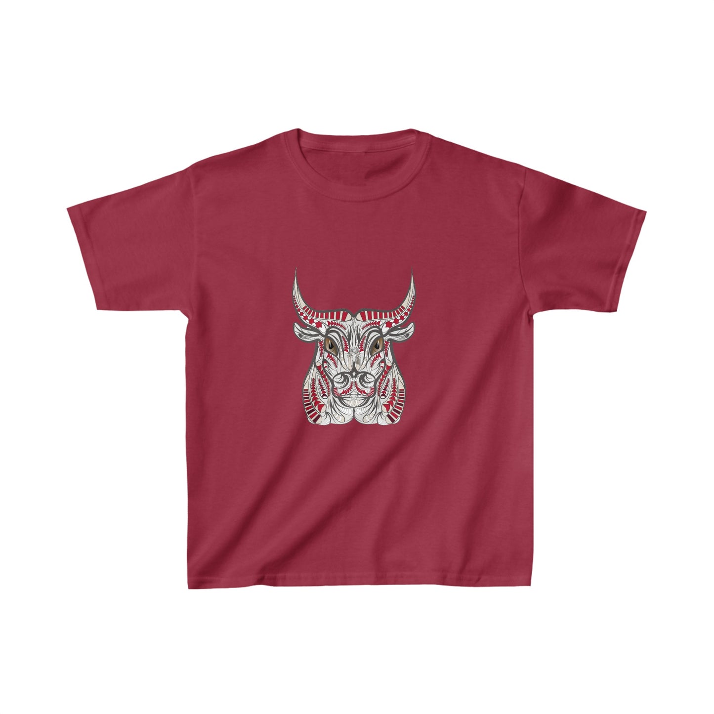 Bull Geometric Kids Heavy Cotton™ Tee