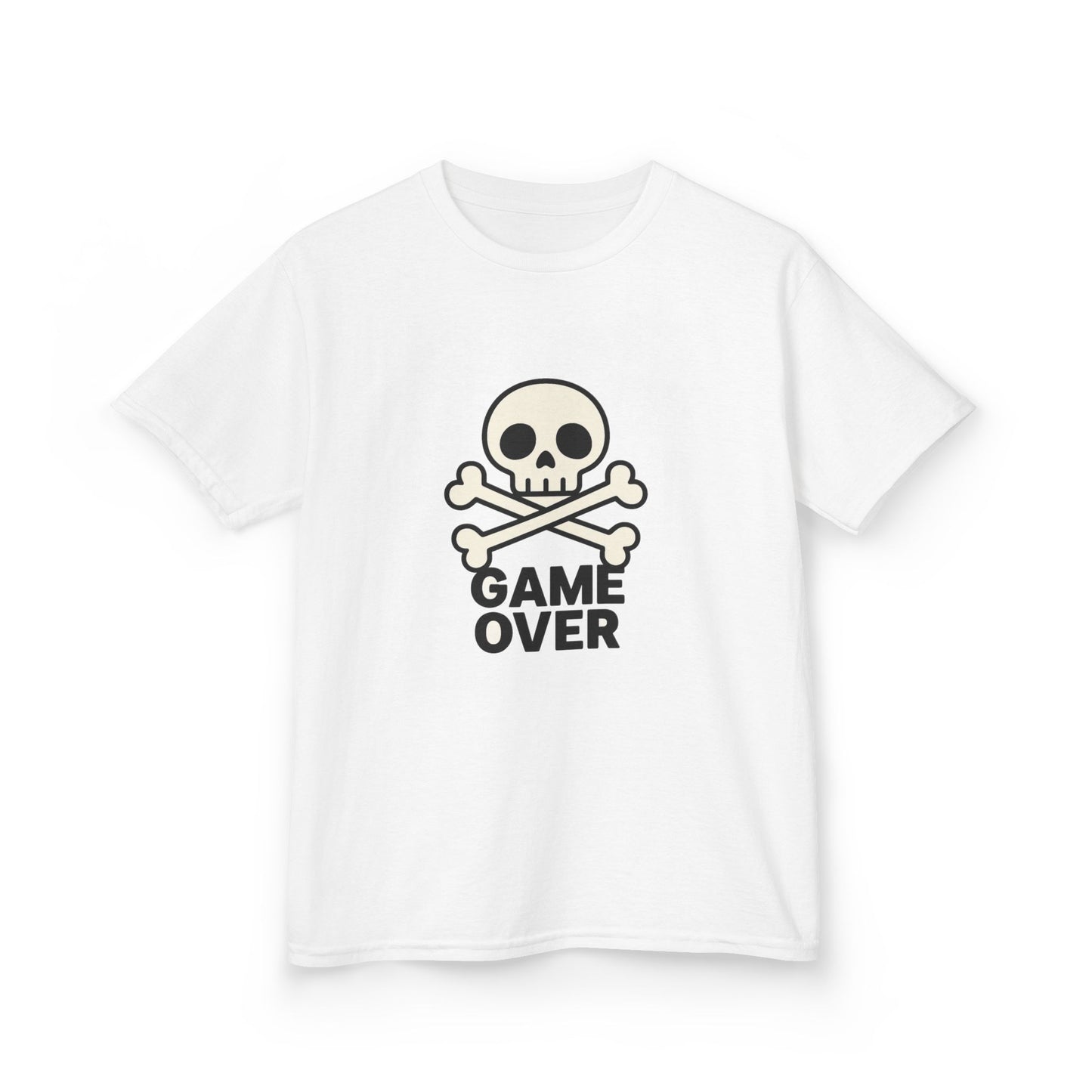 Kids Skull Gamer Tee, Perfect for Video Game Lovers, Halloween Costume, Birthday Gift, Casual Wear, Unisex Kids T-Shirt