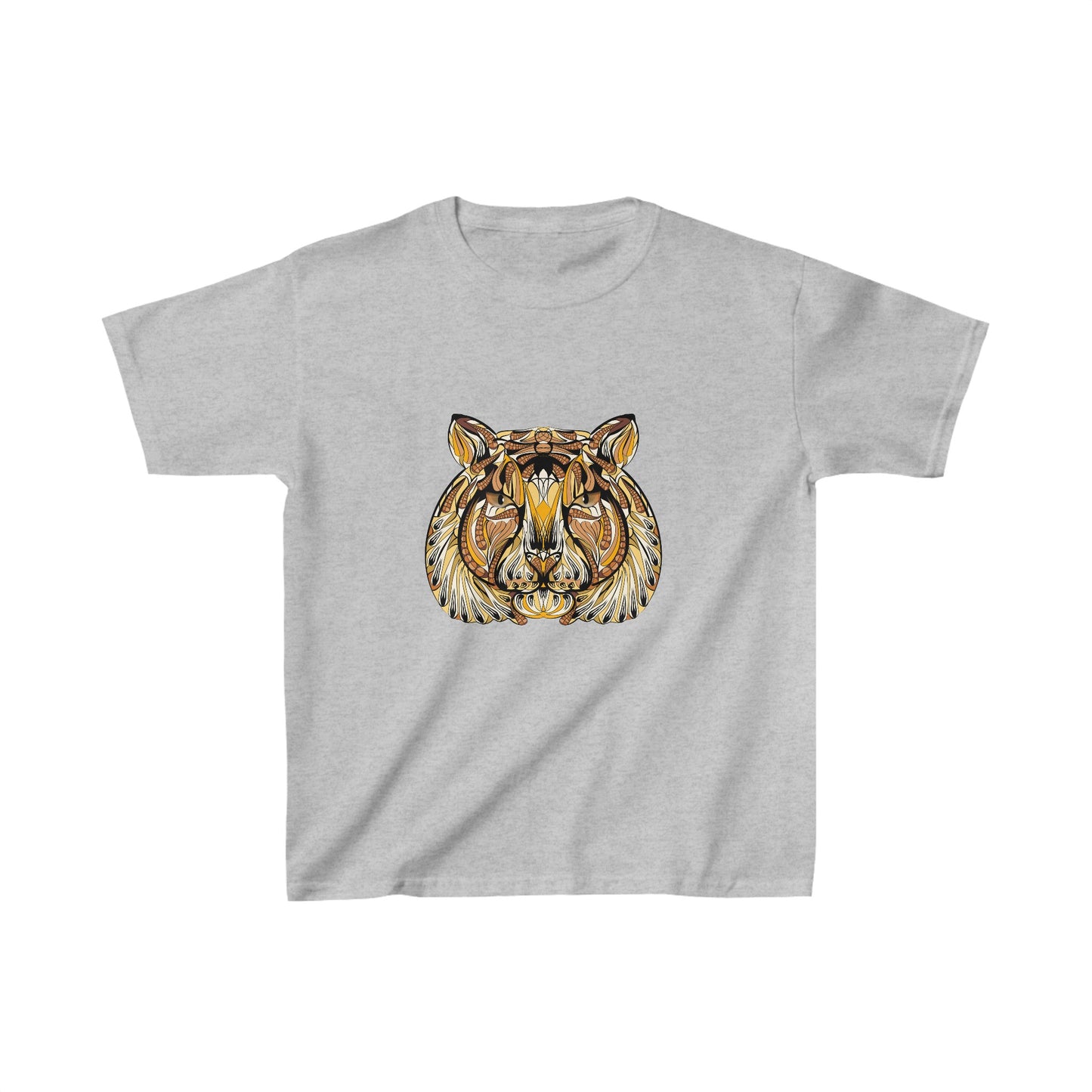 Tiger Geometrical Kids Heavy Cotton™ Tee