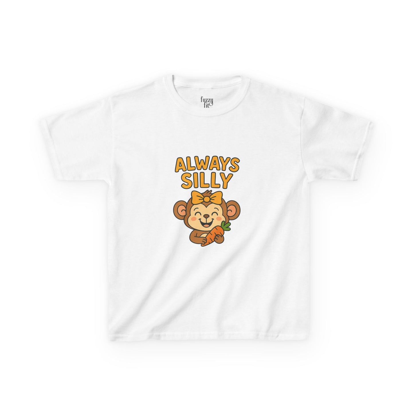 Always Silly Kids Tee, Kids Cotton Shirt, Funny Children's T-Shirt, Cute Animal Tee, Gift for Kids, Playful Birthday Outfit
