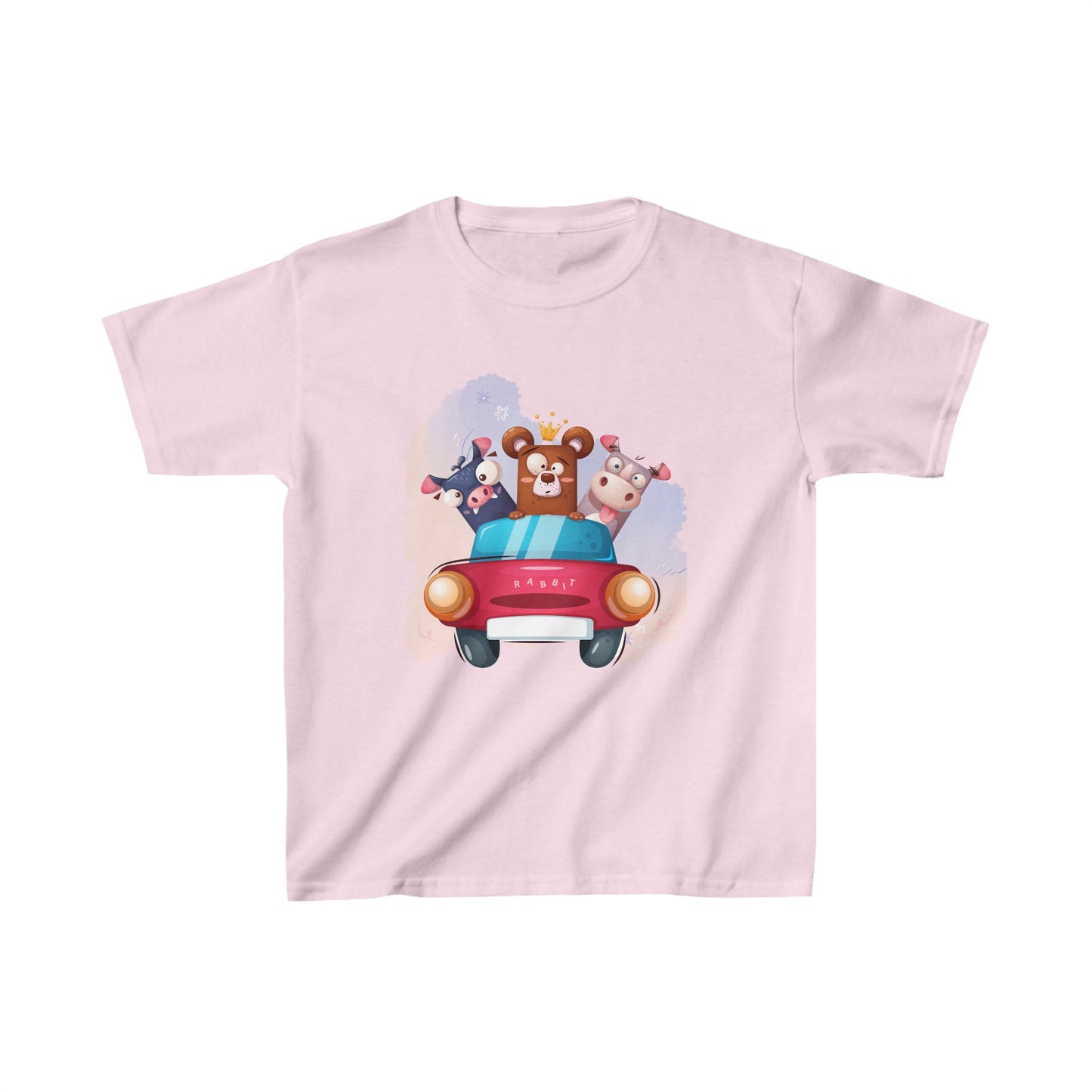 Friends Road Trip-Bear and Friends-Kids Heavy Cotton™ Tee