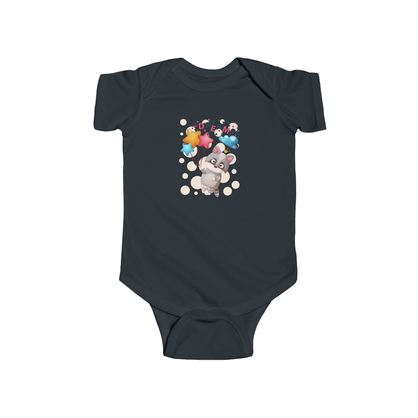 Dreams Raccoon Infant Fine Jersey Bodysuit