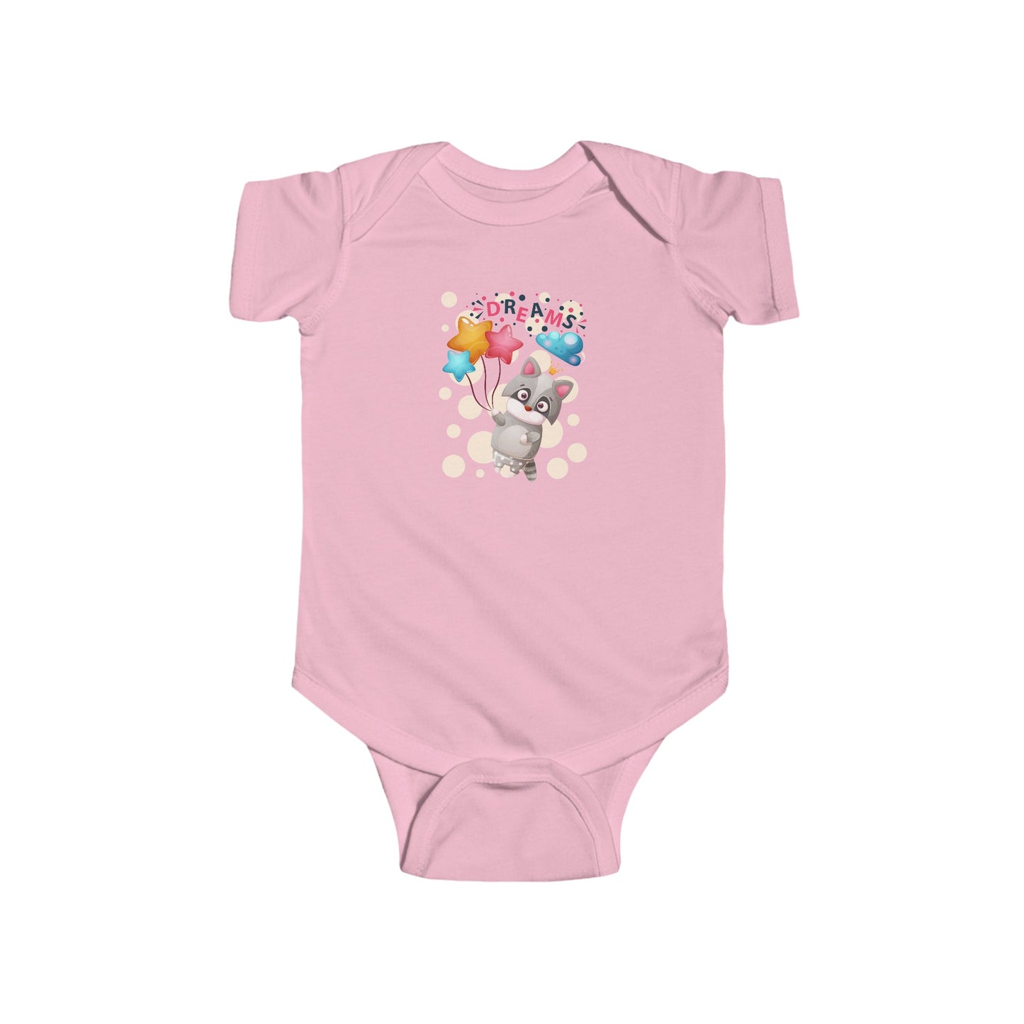 Dreams Raccoon Infant Fine Jersey Bodysuit