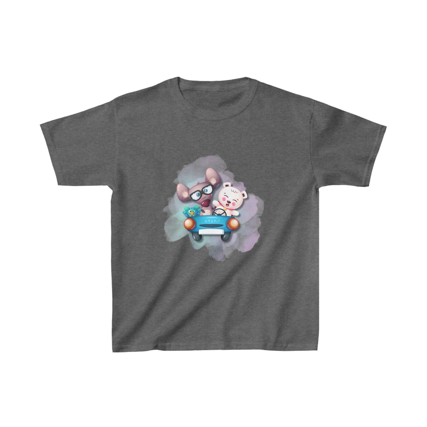 Mousey Bear Road Trip Kids Heavy Cotton™ Tee