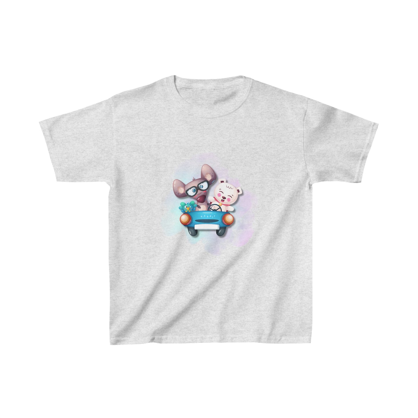 Mousey Bear Road Trip Kids Heavy Cotton™ Tee