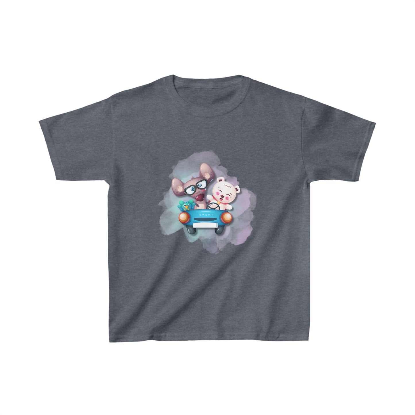 Mousey Bear Road Trip Kids Heavy Cotton™ Tee