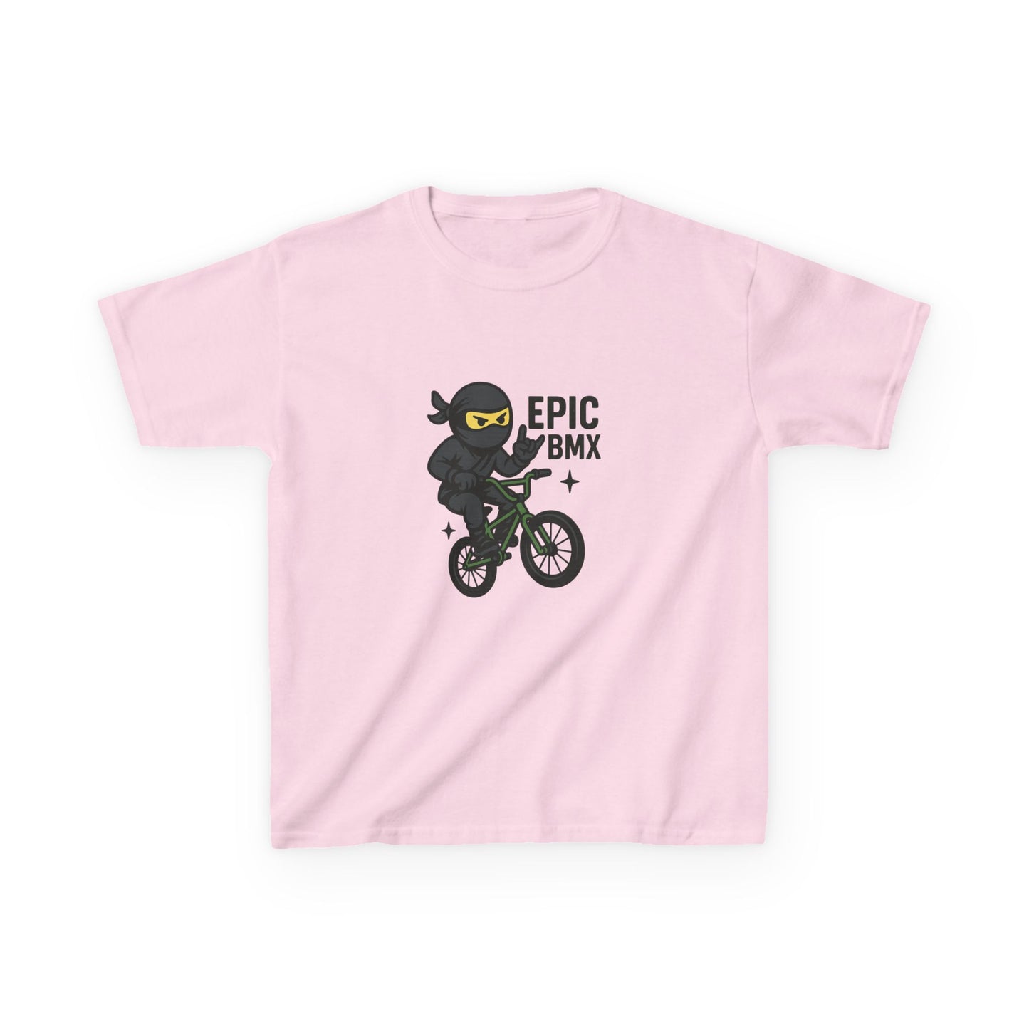 Epic BMX Ninja Kids Tee, Fun T-Shirt for Little Riders, Kids Bicycle Shirt, Cool Kids Apparel, Birthday Gift for Boys