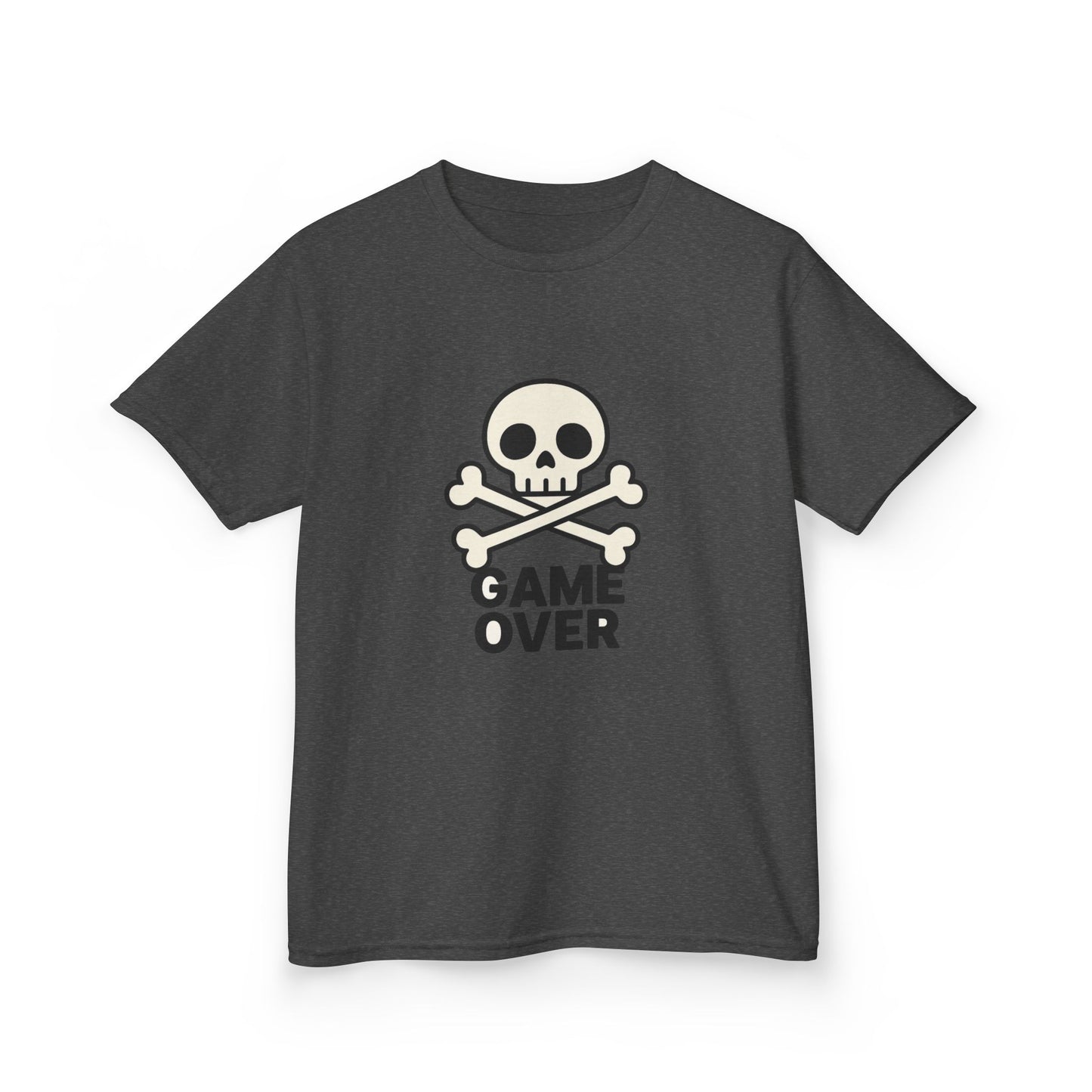 Kids Skull Gamer Tee, Perfect for Video Game Lovers, Halloween Costume, Birthday Gift, Casual Wear, Unisex Kids T-Shirt