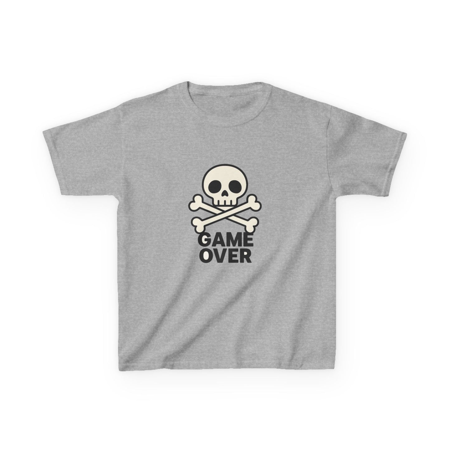 Kids Skull Gamer Tee, Perfect for Video Game Lovers, Halloween Costume, Birthday Gift, Casual Wear, Unisex Kids T-Shirt