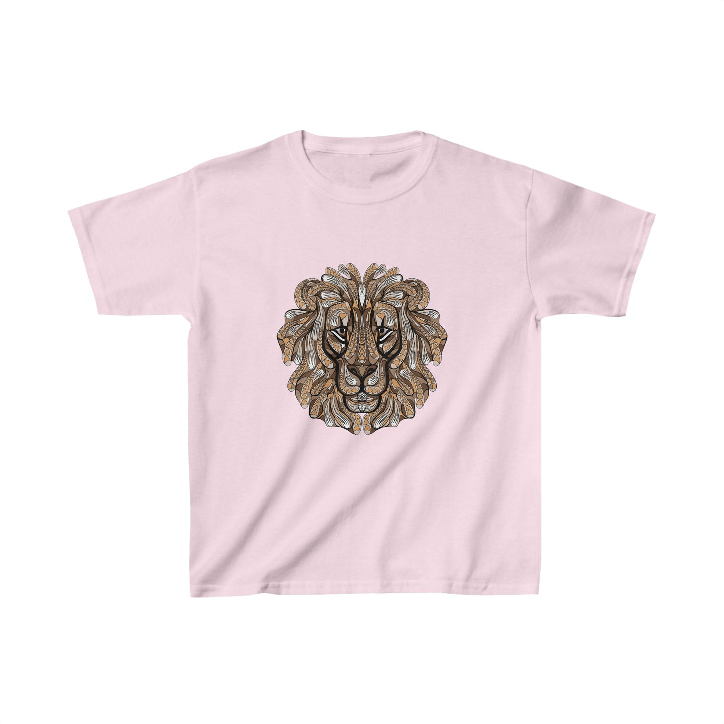 Lion 2 Geometric Kids Heavy Cotton™ Tee