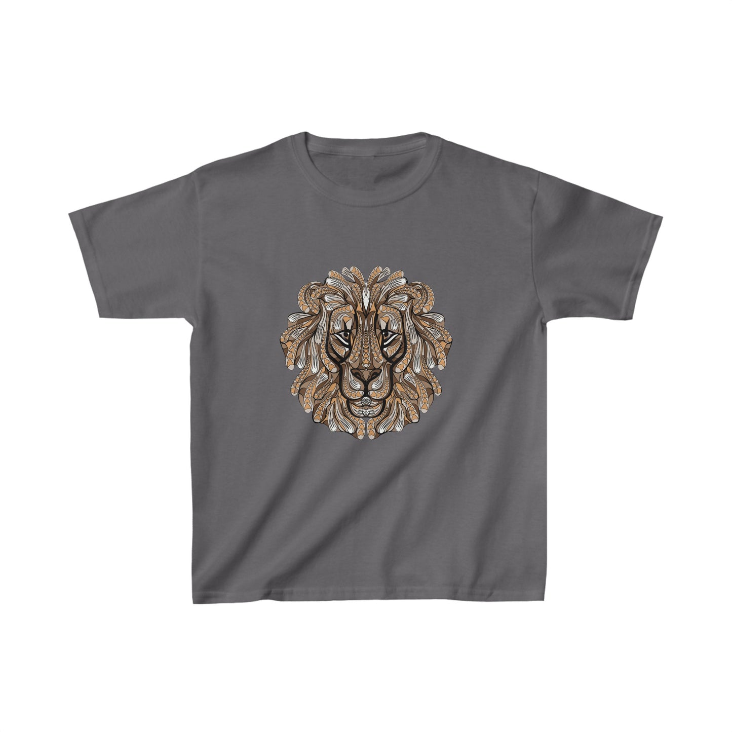 Lion 2 Geometric Kids Heavy Cotton™ Tee