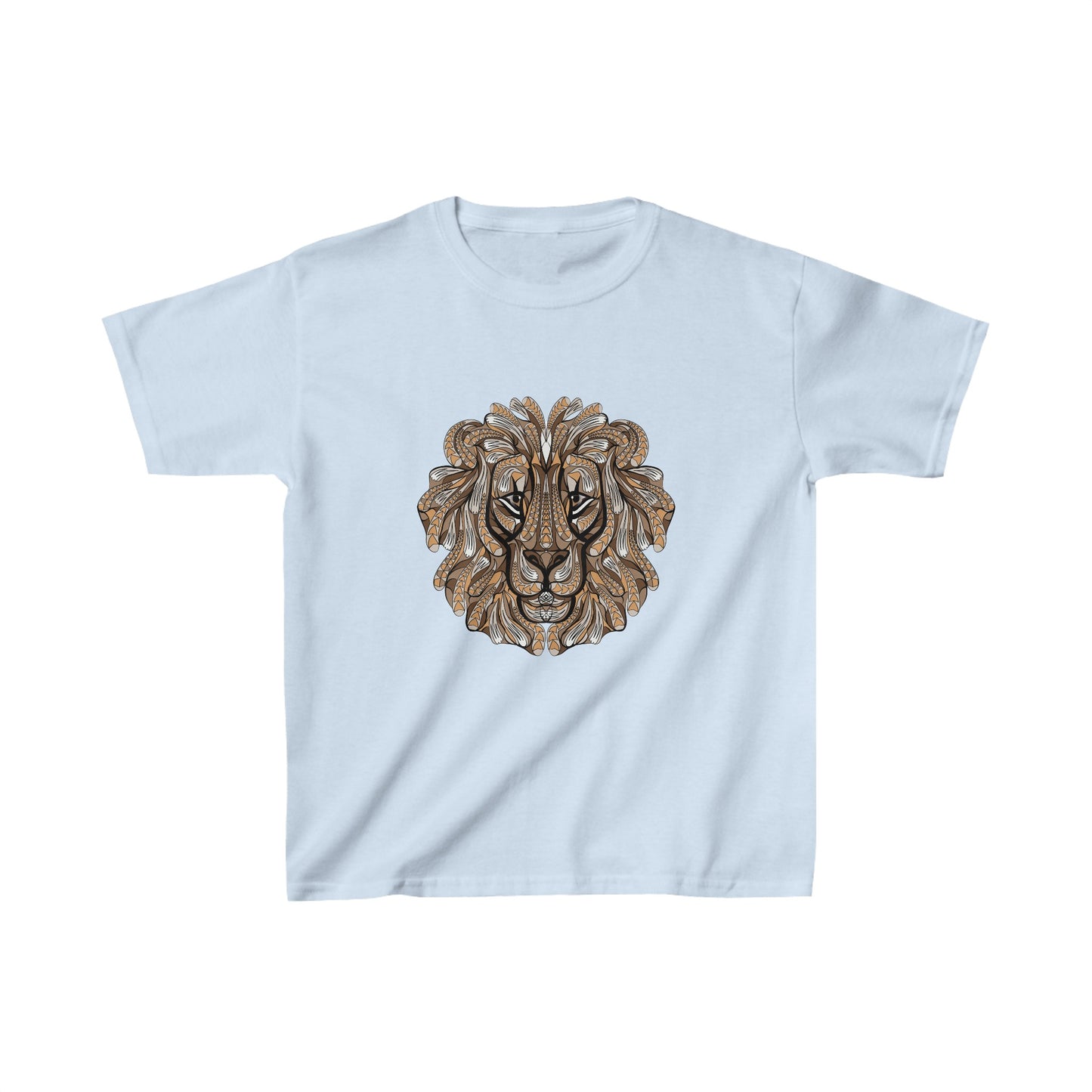 Lion 2 Geometric Kids Heavy Cotton™ Tee