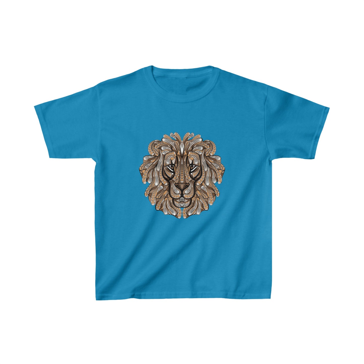 Lion 2 Geometric Kids Heavy Cotton™ Tee