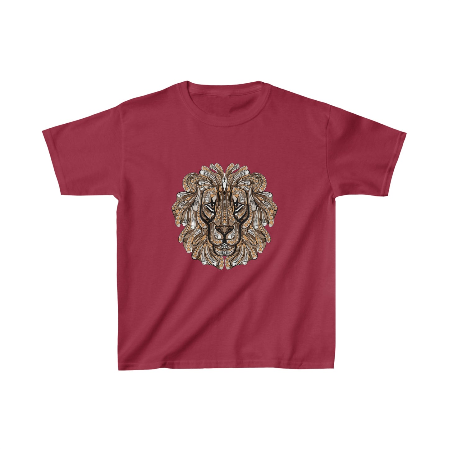 Lion 2 Geometric Kids Heavy Cotton™ Tee