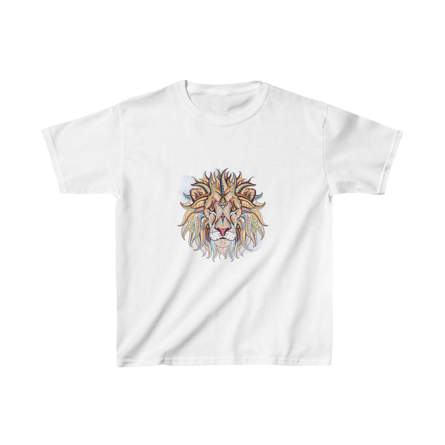 Lion Geometric Kids Heavy Cotton™ Tee