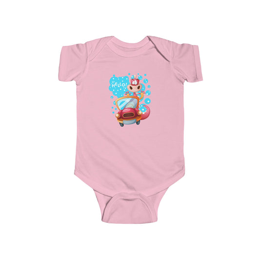 Hello Dino Infant Fine Jersey Bodysuit