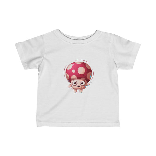 Mushroom Infant Fine Jersey Tee