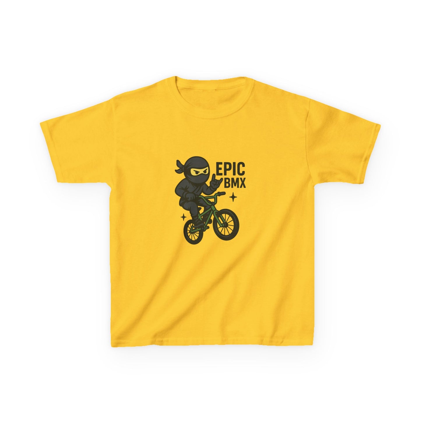 Epic BMX Ninja Kids Tee, Fun T-Shirt for Little Riders, Kids Bicycle Shirt, Cool Kids Apparel, Birthday Gift for Boys
