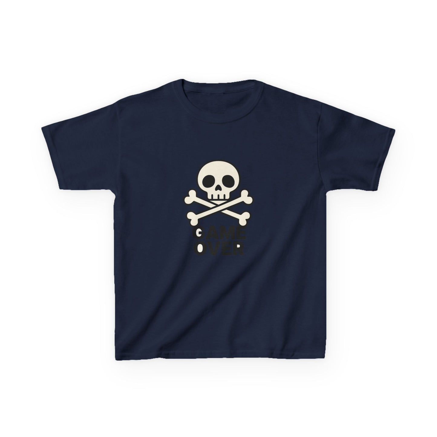 Kids Skull Gamer Tee, Perfect for Video Game Lovers, Halloween Costume, Birthday Gift, Casual Wear, Unisex Kids T-Shirt