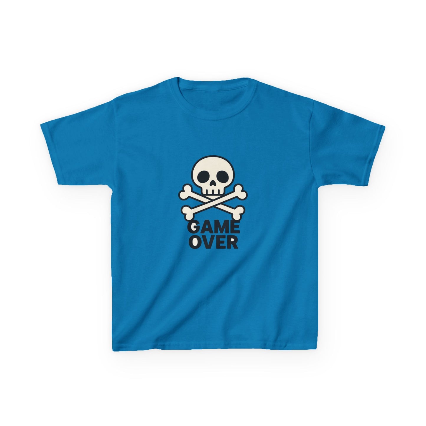 Kids Skull Gamer Tee, Perfect for Video Game Lovers, Halloween Costume, Birthday Gift, Casual Wear, Unisex Kids T-Shirt