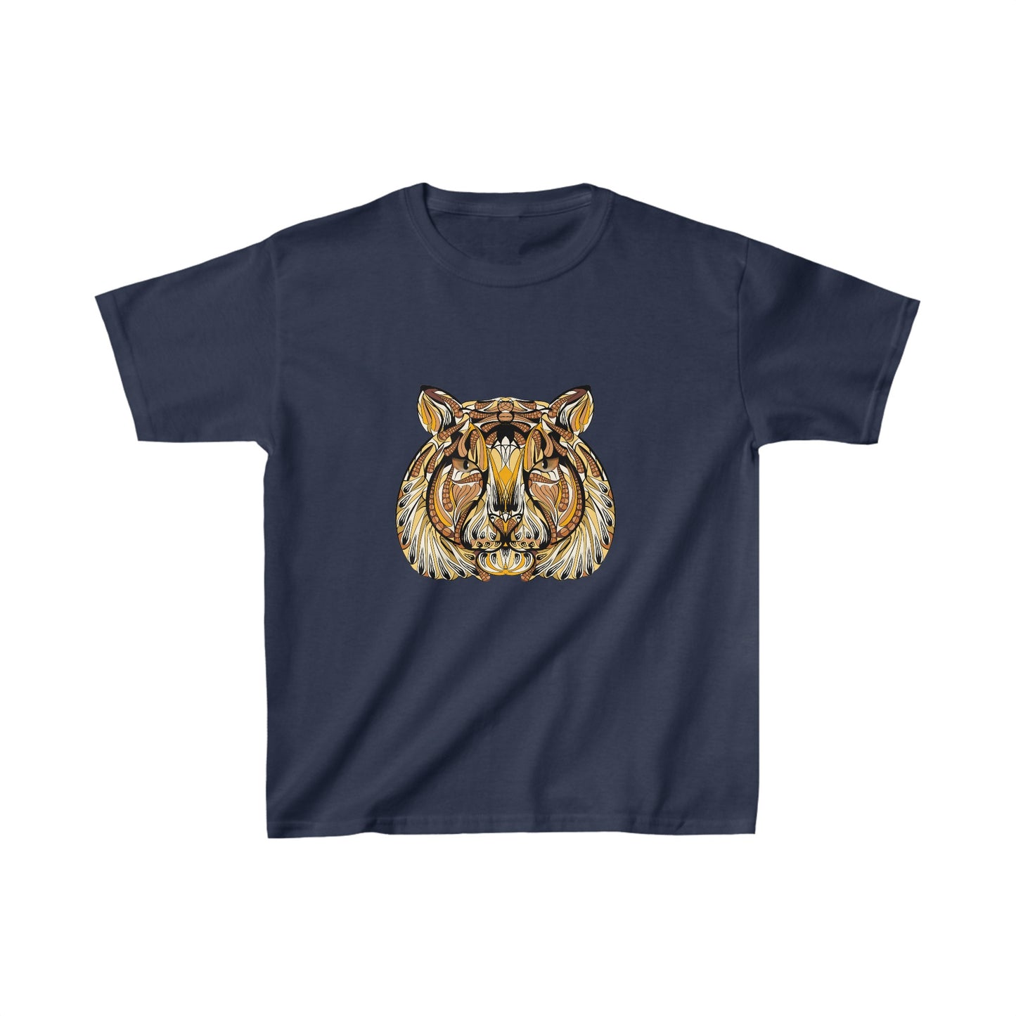 Tiger Geometrical Kids Heavy Cotton™ Tee