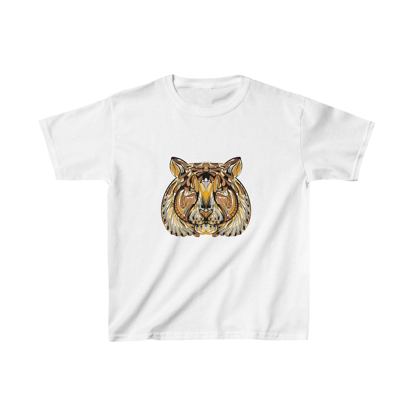 Tiger Geometrical Kids Heavy Cotton™ Tee