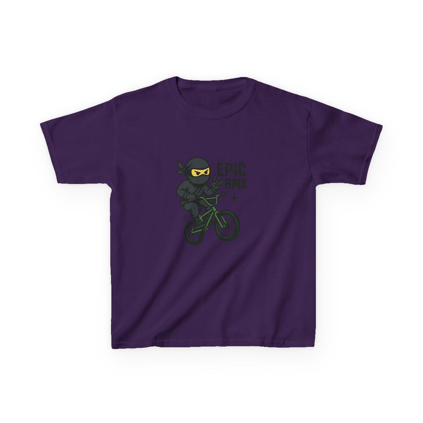 Epic BMX Ninja Kids Tee, Fun T-Shirt for Little Riders, Kids Bicycle Shirt, Cool Kids Apparel, Birthday Gift for Boys