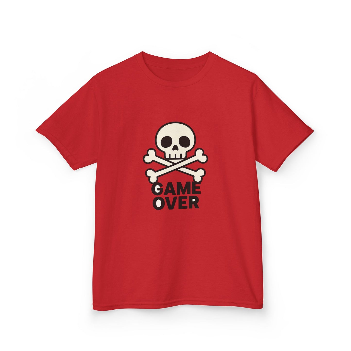Kids Skull Gamer Tee, Perfect for Video Game Lovers, Halloween Costume, Birthday Gift, Casual Wear, Unisex Kids T-Shirt