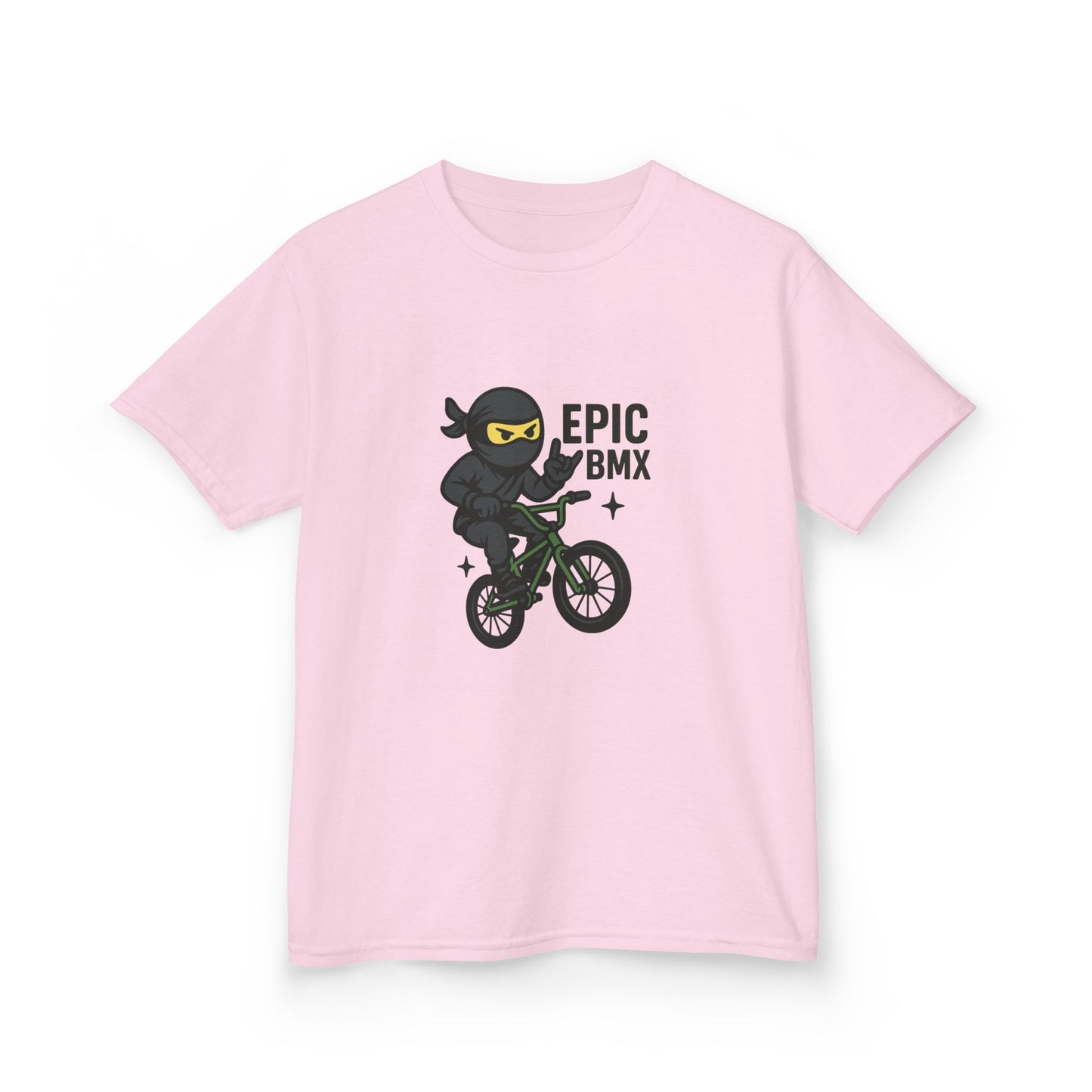 Epic BMX Ninja Kids Tee, Fun T-Shirt for Little Riders, Kids Bicycle Shirt, Cool Kids Apparel, Birthday Gift for Boys