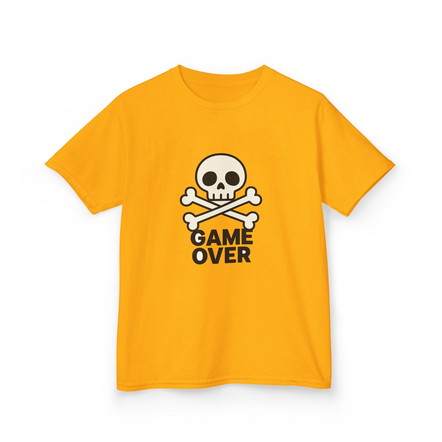 Kids Skull Gamer Tee, Perfect for Video Game Lovers, Halloween Costume, Birthday Gift, Casual Wear, Unisex Kids T-Shirt