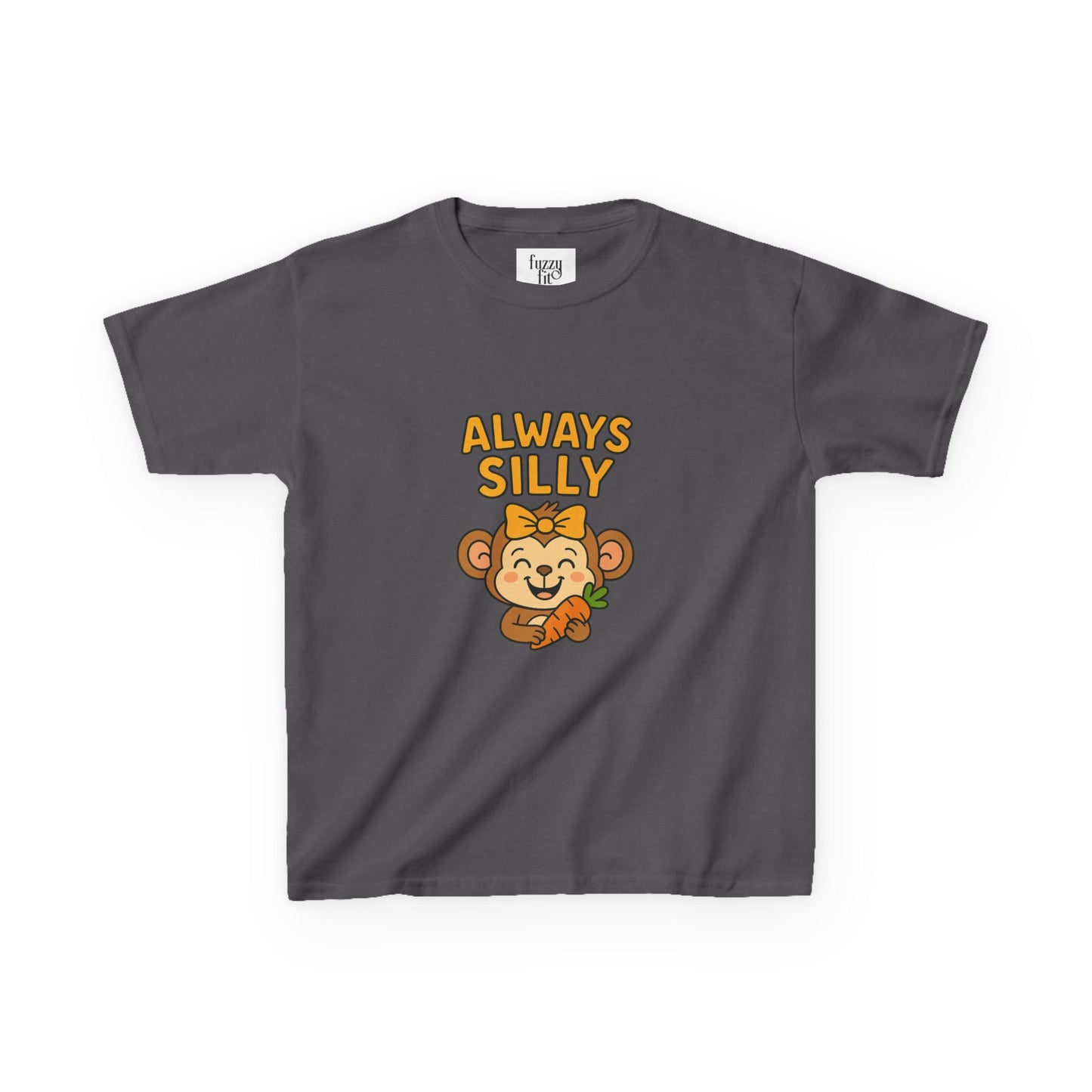 Always Silly Kids Tee, Kids Cotton Shirt, Funny Children's T-Shirt, Cute Animal Tee, Gift for Kids, Playful Birthday Outfit