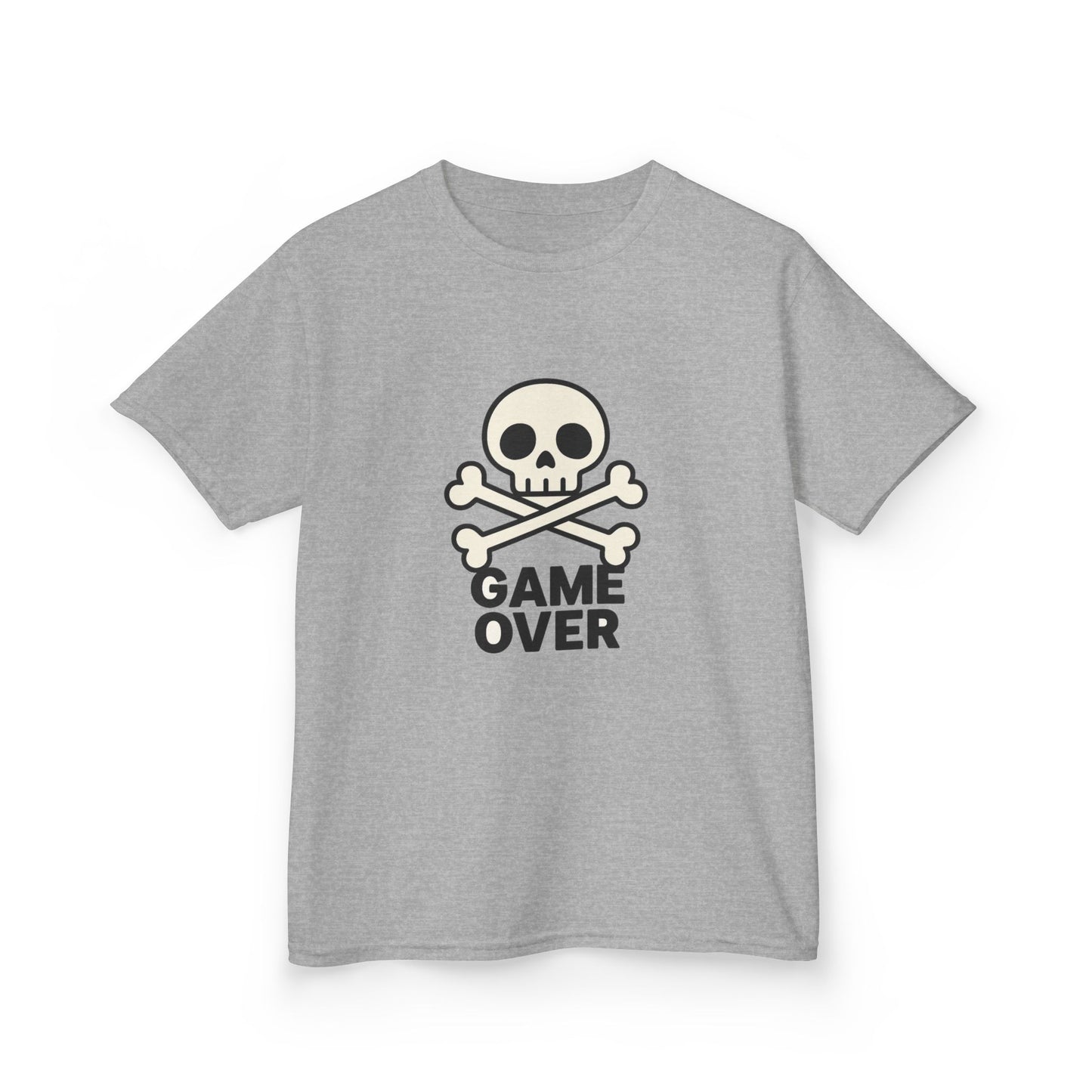 Kids Skull Gamer Tee, Perfect for Video Game Lovers, Halloween Costume, Birthday Gift, Casual Wear, Unisex Kids T-Shirt