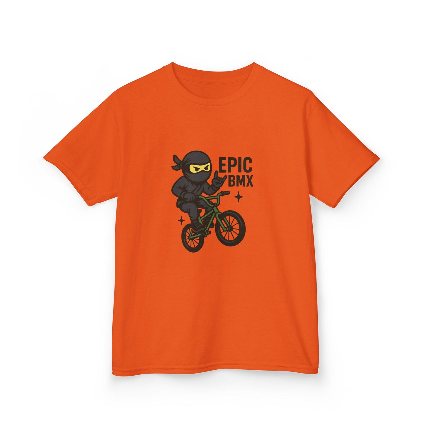 Epic BMX Ninja Kids Tee, Fun T-Shirt for Little Riders, Kids Bicycle Shirt, Cool Kids Apparel, Birthday Gift for Boys